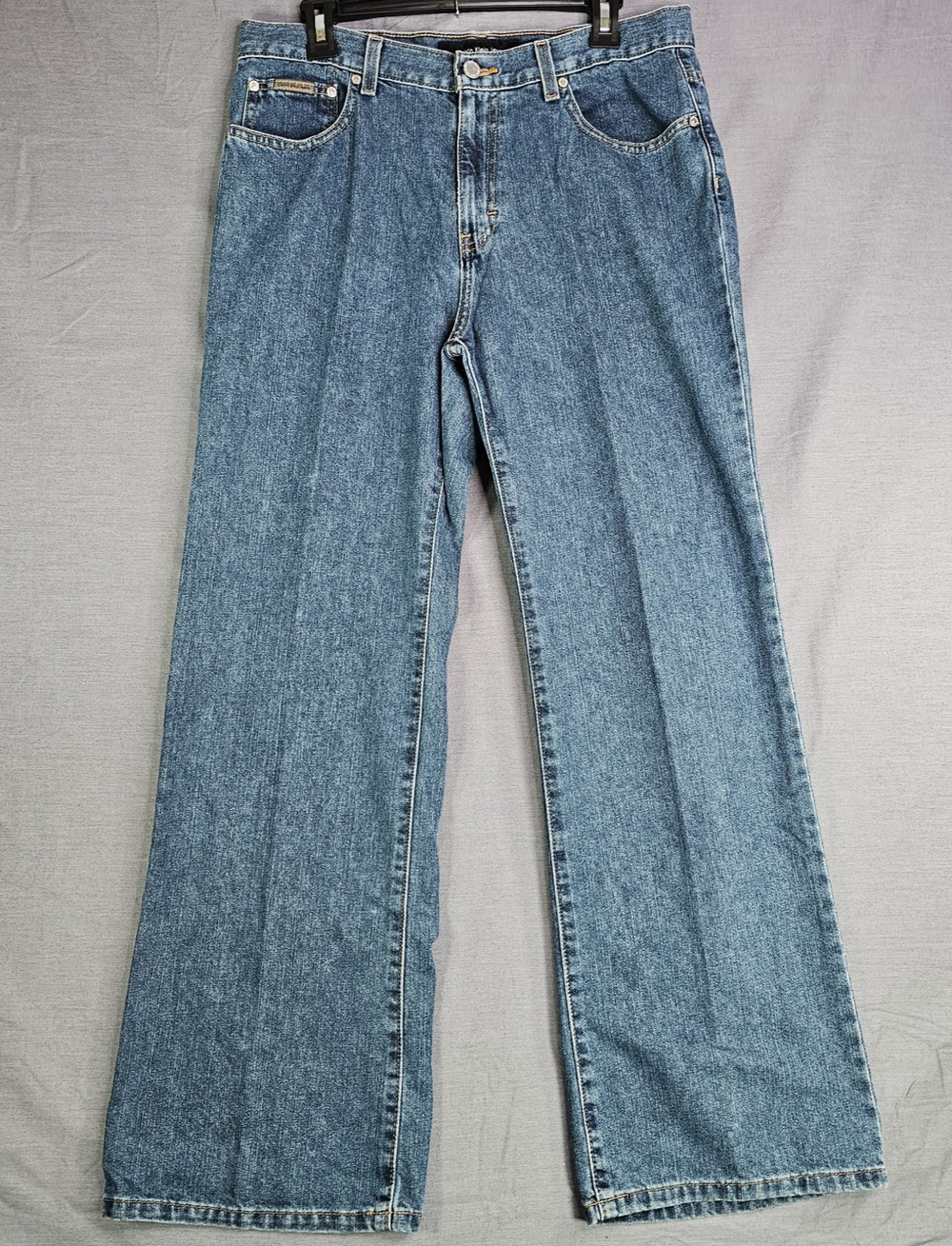 Calvin Klein Jeans Flare High-Rise Medium Wash Blue Jeans Women's Size 12